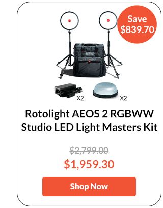 Rotolight AEOS 2 RGBWW Studio LED Light Masters Kit