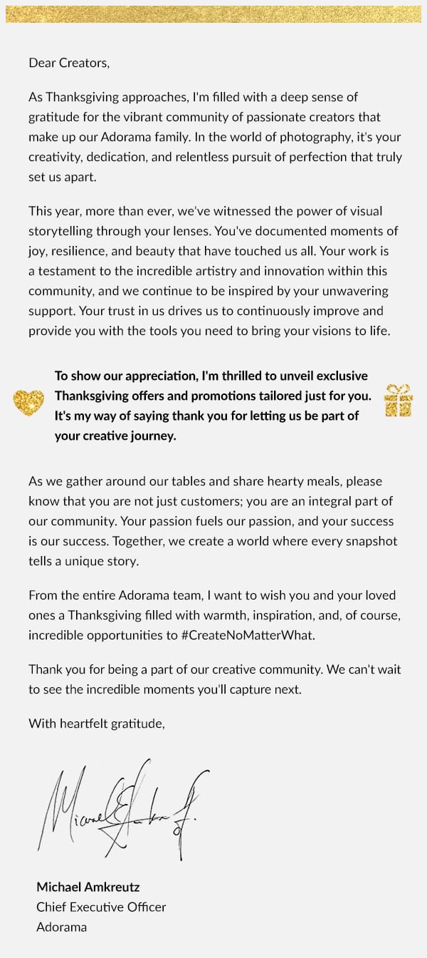 Dear Creators