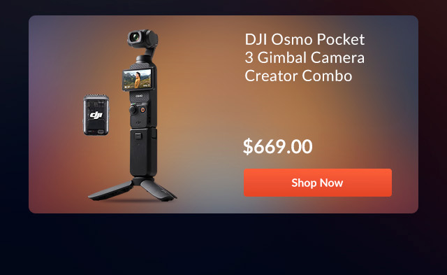 DJI Osmo Pocket 3 Gimbal Camera Creator Combo