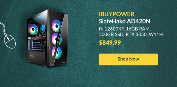 iBUYPOWER SlateHako AD420N Gaming Desktop