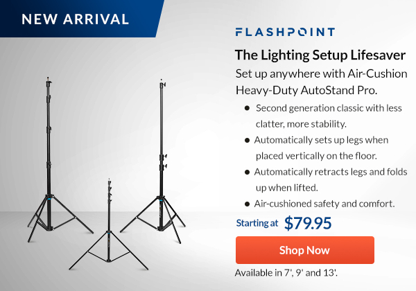 Flashpoint 9' Air-Cushion Heavy-Duty AutoStand Pro