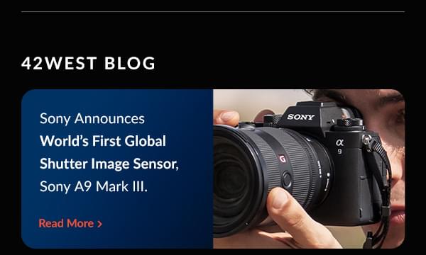 Sony Announces World’s First Global Shutter Image Sensor, Sony A9 Mark III