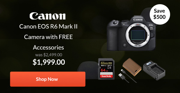 Canon EOS R6 Mark II Camera with FREE Accessories