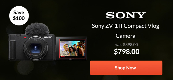 Sony ZV-1 II Compact Vlog Camera