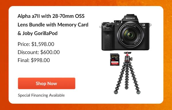 Alpha a7II with 28-70mm OSS Lens Bundle