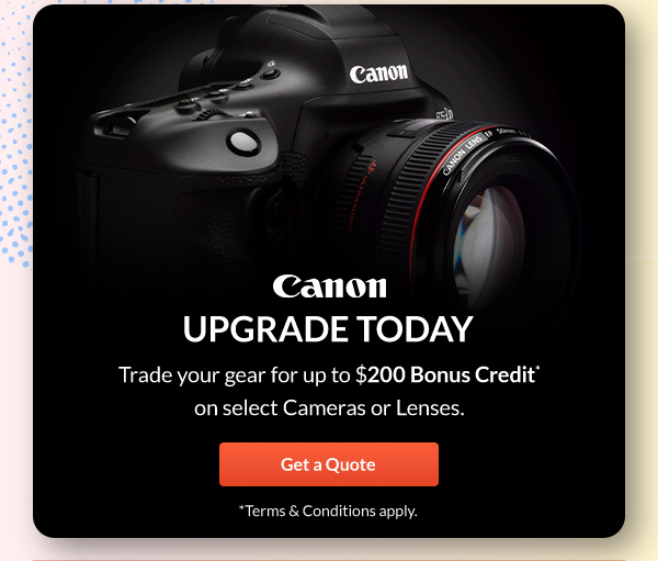 Canon Trade in Trade Up