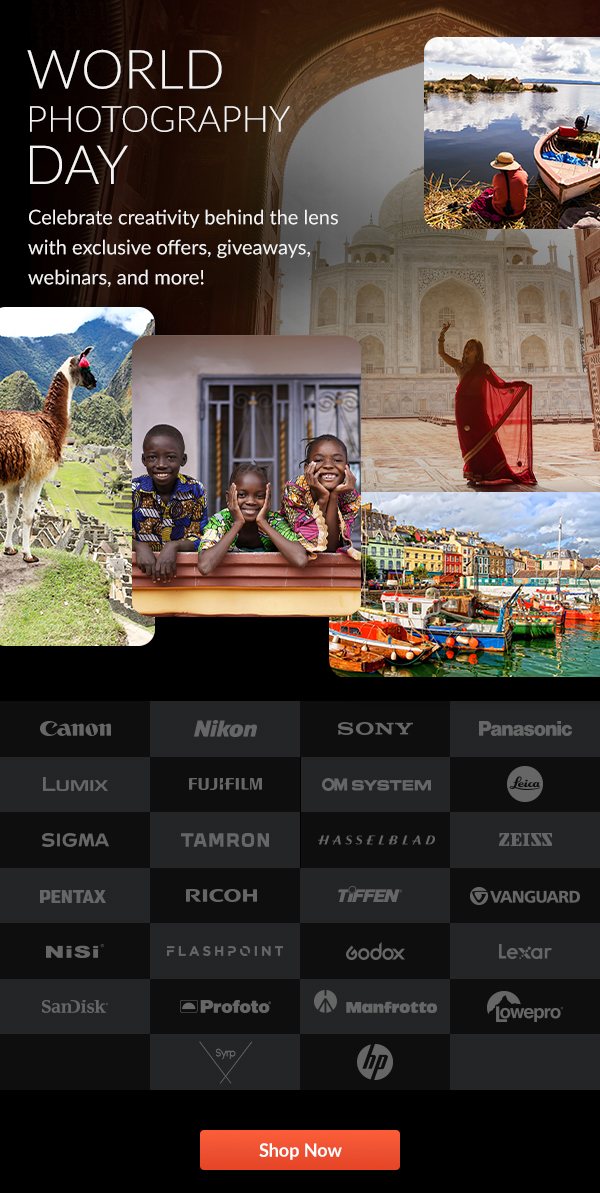 World Photography Day | Shop Now