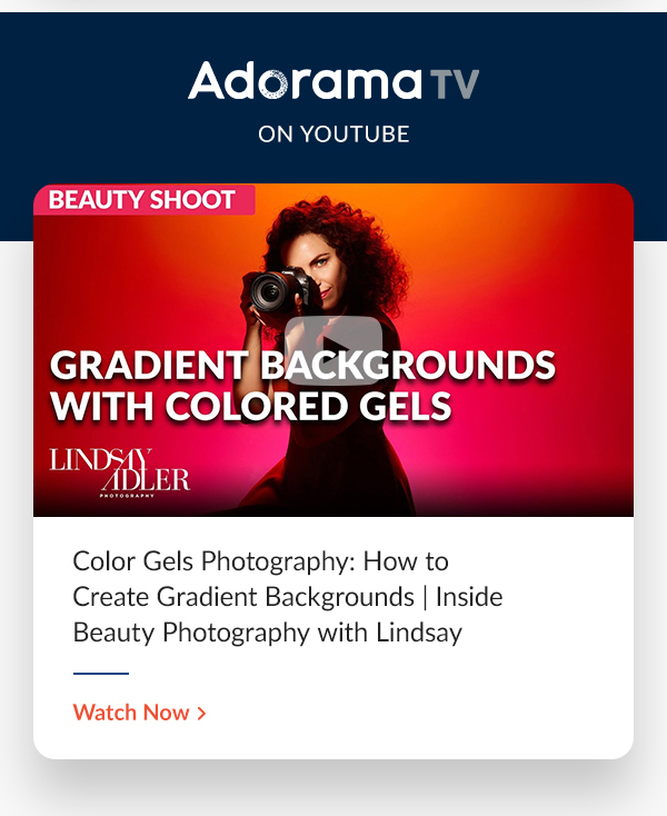 Color Gels Photography: How to Create Gradient Backgrounds | Inside Beauty Photography with Lindsay