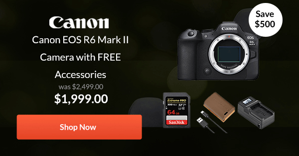 Canon EOS R6 Mark II Camera with FREE Accessories
