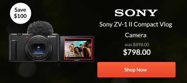 Sony ZV-1 II Compact Vlog Camera