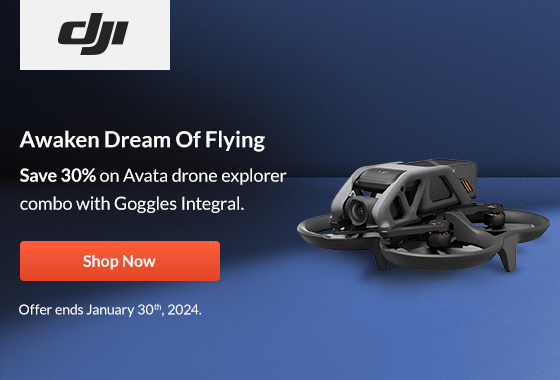 [DJI]  Awaken Dream Of Flying  Save 30% on Avata drone explorer combo with Goggles Integral.