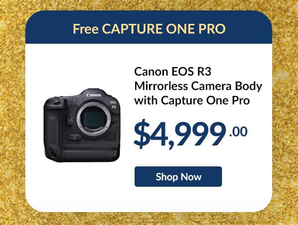 Canon EOS R3 Mirrorless Camera Body with Capture One Pro