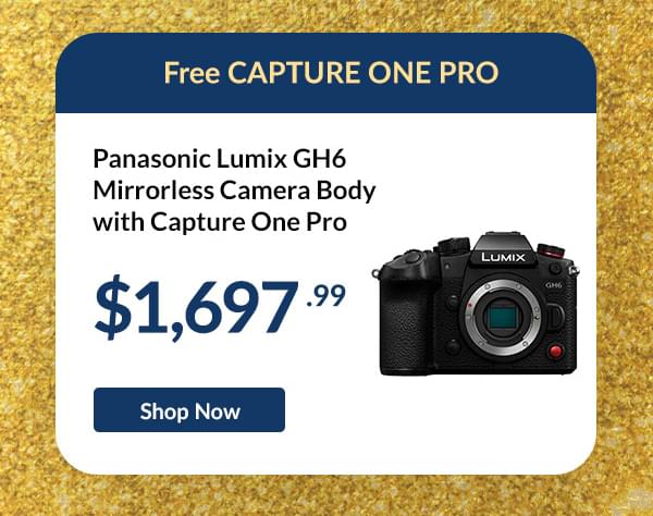 Panasonic Lumix GH6 Mirrorless Camera Body with Capture One Pro