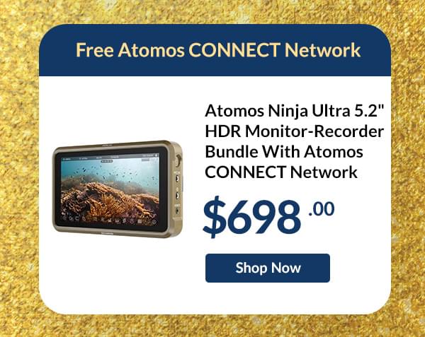 Atomos Ninja Ultra 5.2HDR Monitor-Recorder Bundle With Atomos CONNECT Network