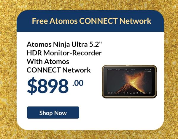 Atomos Ninja Ultra 5.2 HDR Monitor-Recorder With Atomos CONNECT Network