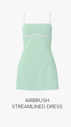 AIRBRUSH STREAMLINED DRESS