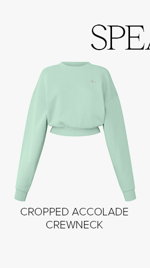 CROPPED ACCOLADE CREWNECK