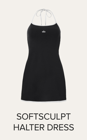 SOFTSCULPT HALTER DRESS