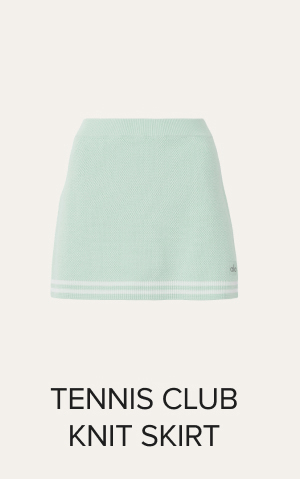 TENNIS CLUB KNIT SKIRT