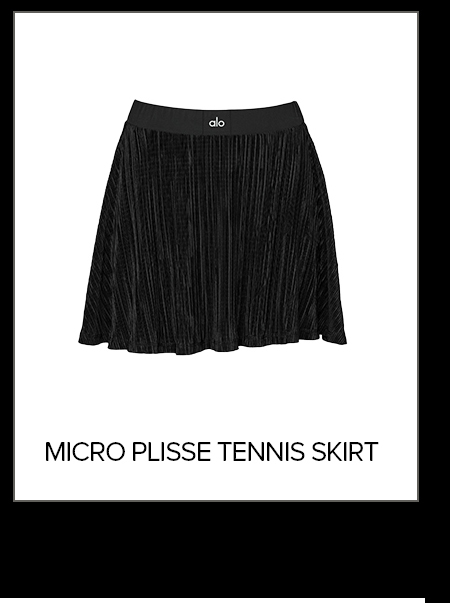 MICRO PLISSE TENNIS SKIRT