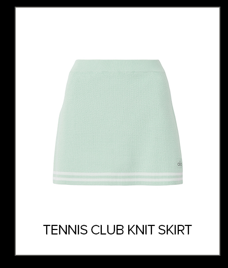 TENNIS CLUB KNIT SKIRT