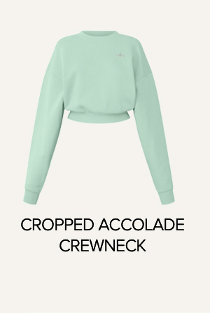 CROPPED ACCOLADE CREWNECK