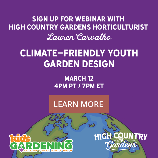 Sign Up For Webinar With High Country Gardens Horticulturist Lauren Carvalho - Learn More
