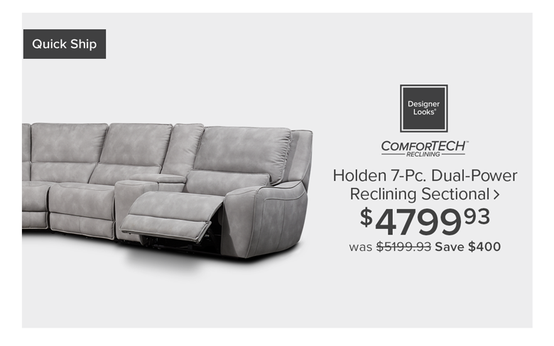 Holden 7-pc. Dual-Power Reclining Sectional