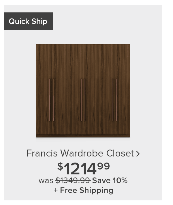Francis Wardrobe Closet