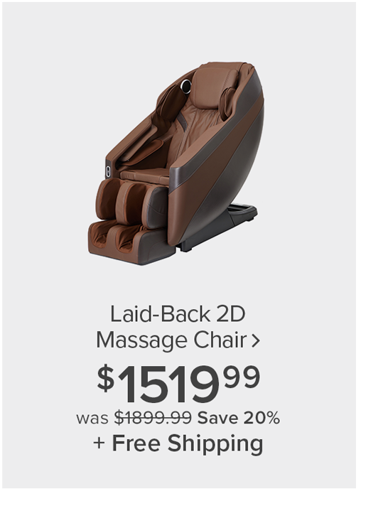 Laid-Back Massage Chair