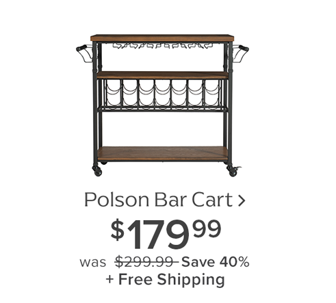 Polson Bar Cart