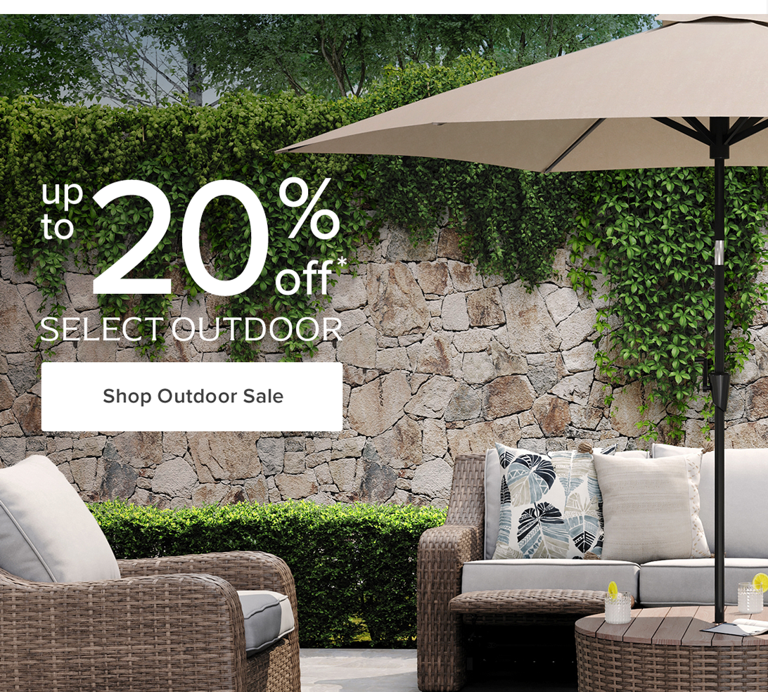 Up to 20% off select outdoor