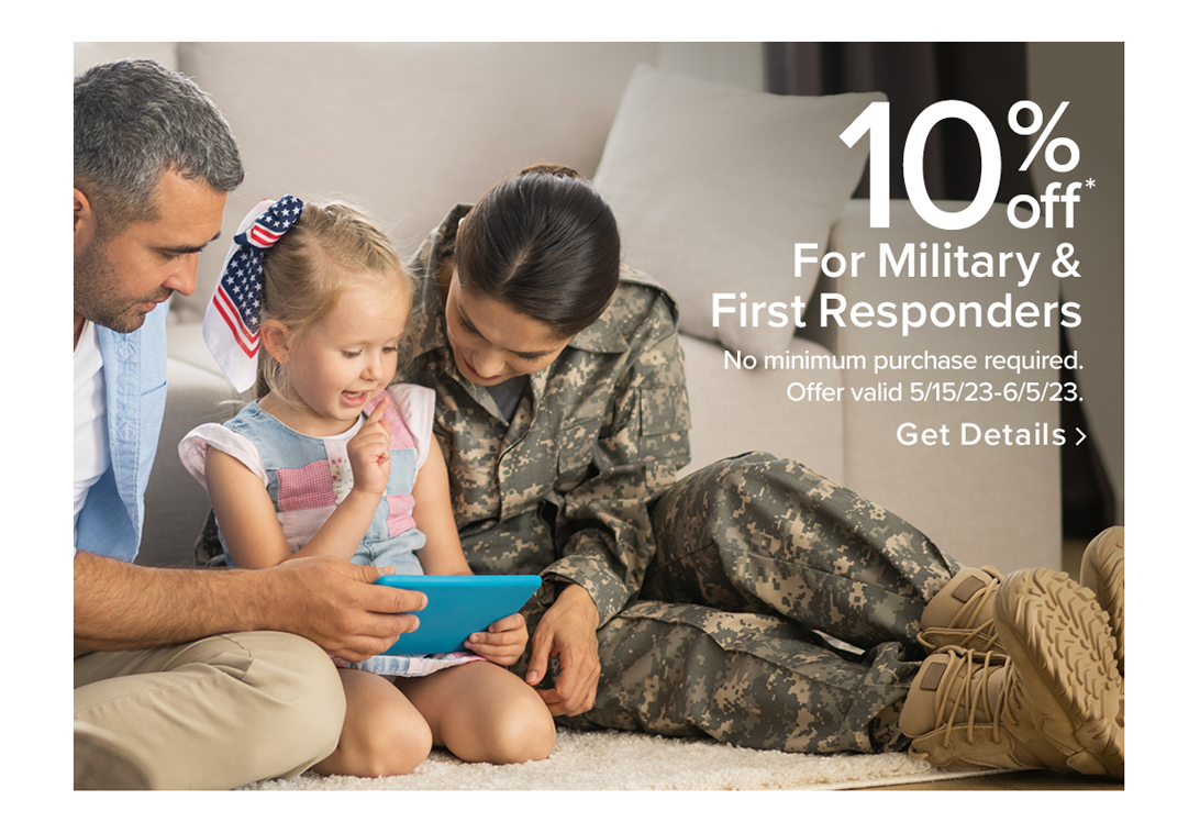 10% off for military