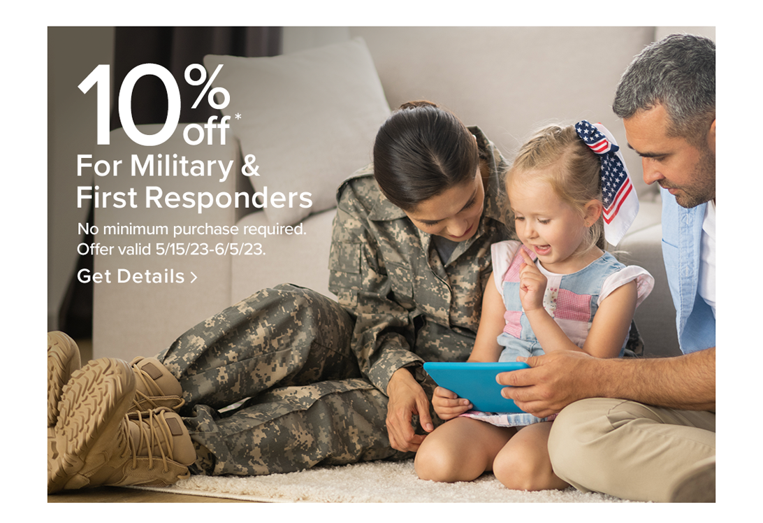 10% for military