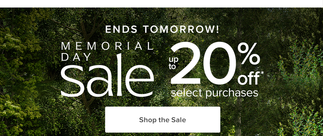 Memorial Day Sale