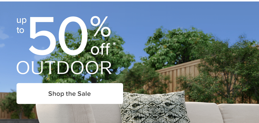 Up to 50% off outdoor