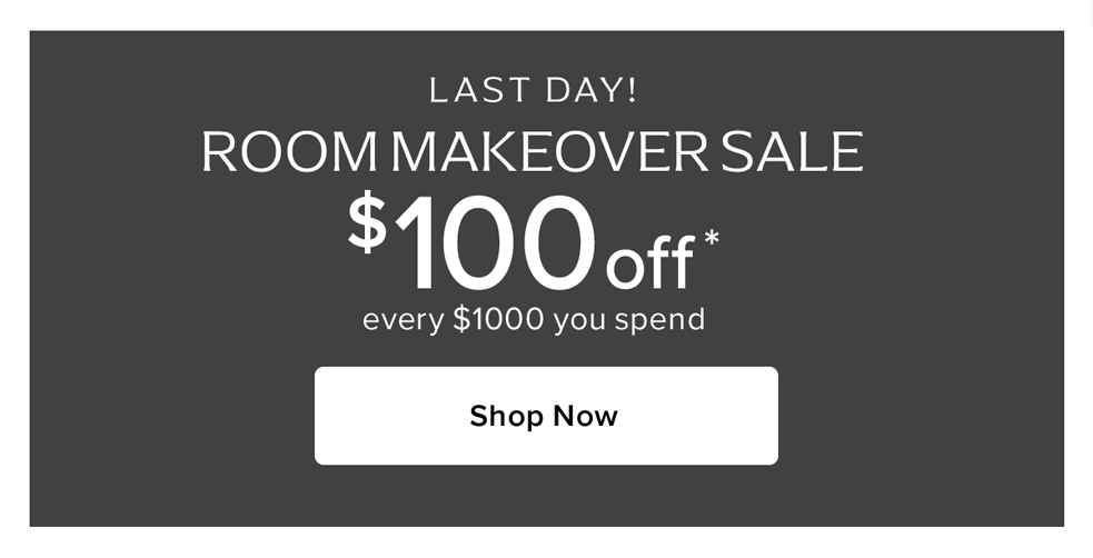 Room Makeover Sale