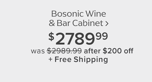 Bosonic Wine Cabinet