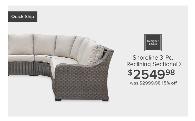 Shoreline 3-Pc. Reclining Sectional