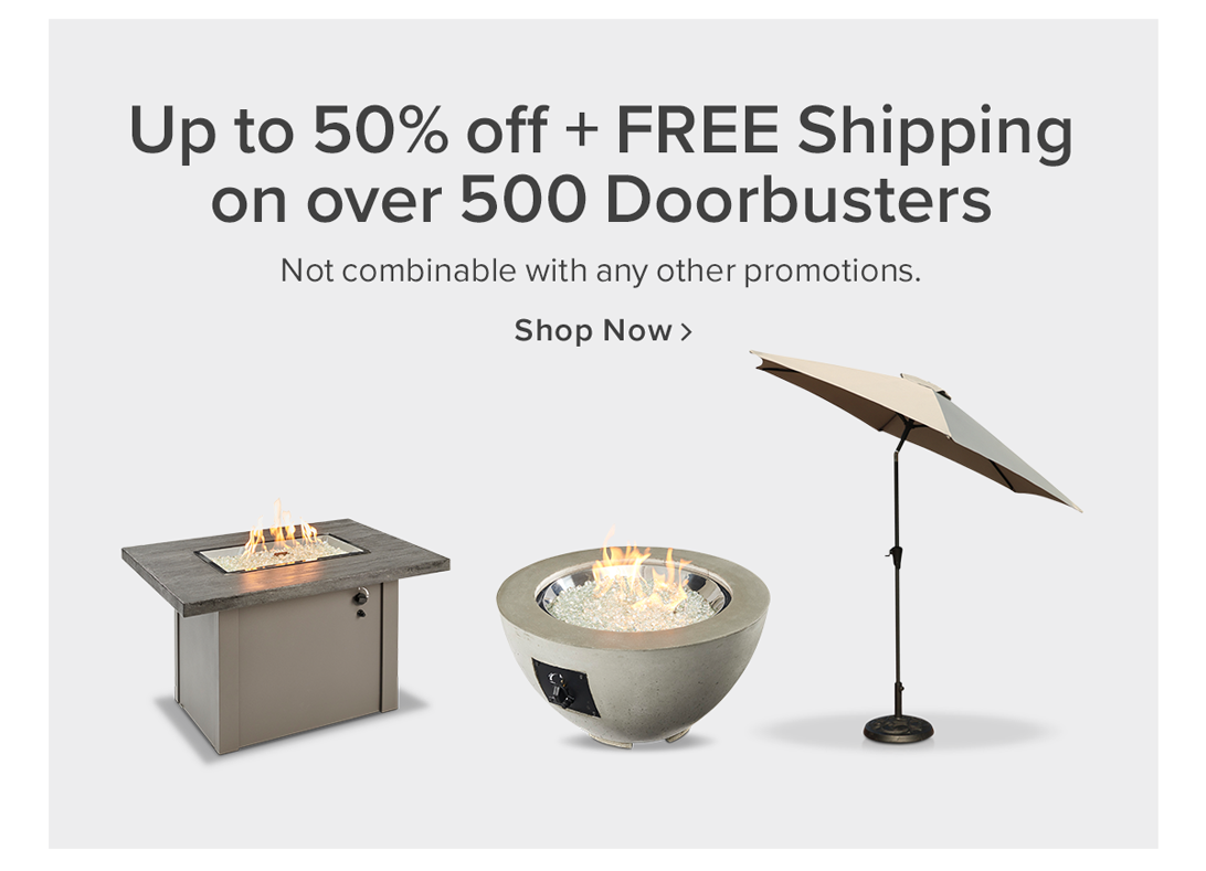 Up to 50% Off + FREE Shipping on 500+ Doorbusters