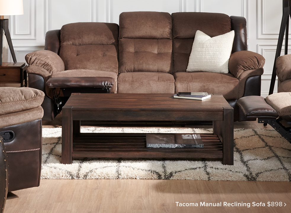 Tacoma Manual Reclining Sofa