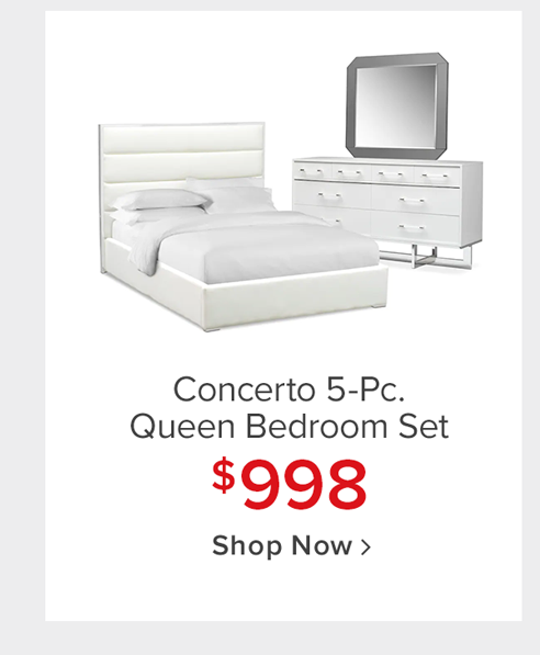 Concerto 5-Pc. Queen Bedroom Set