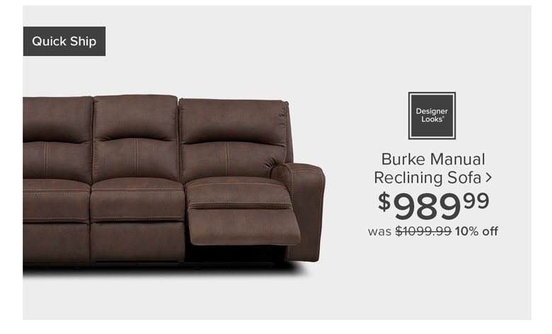 Burke Manual Reclining Sofa