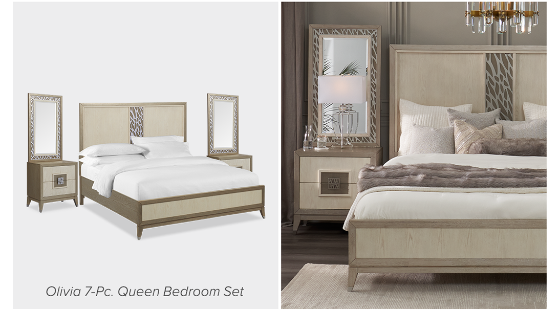 Olivia 7-Pc. Queen Bedroom Set