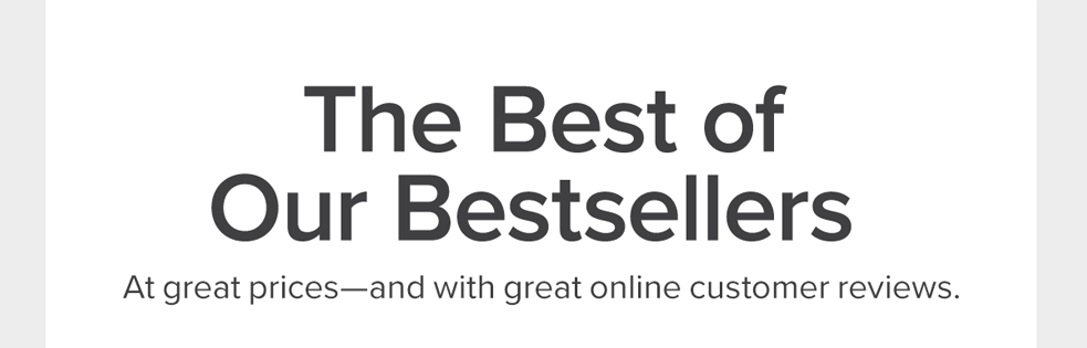 The Best of Our Bestsellers
