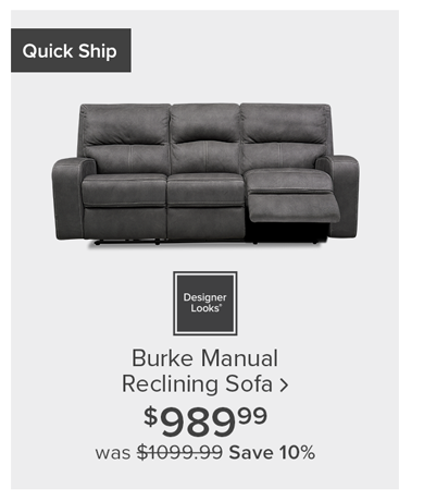 Burke Manual Reclining Sofa