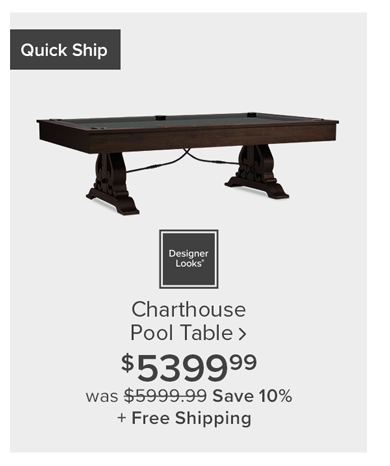 Charthouse Pool Table