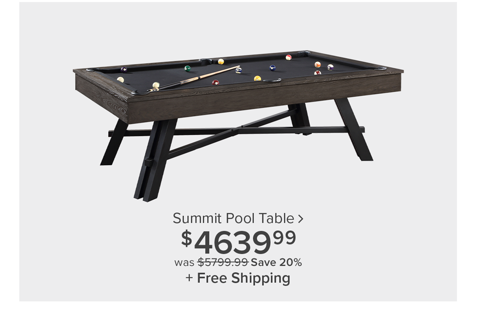 Summit Pool Table