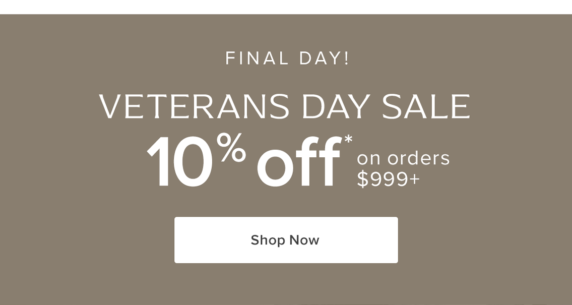 Veterans Day Sale
