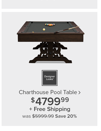 Charthouse Pool Table